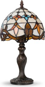 Brilagi - Tiffany vitrážová stolná lampa MIRABELLA 1xE27/60W/230V