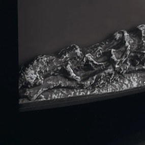 LED elektrický krb s vykurovaním LED/2000W/230V + diaľkové ovládanie