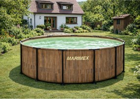 Marimex | Bazén Marimex Florida 3,66x0,99 m so zabudovaným skimmerom - motív TEAK | 10340285