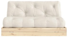 Béžová ľanová rozkladacia pohovka 145 cm Flip – Karup Design