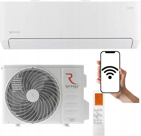 Domáci Nástenný klimatizátor Rotenso Teta White 2.6 kW 30 m2 WiFi Na Vykurovanie