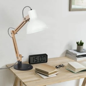 Stolná lampa 1xE27/40W/230V biela/čierna