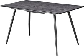 Rozkladací jedálenský stôl Boris 140x80 cm, šedý dub%