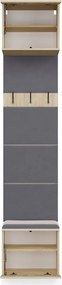 Předsíňová stěna HAGA 1W 50 cm dub Sonoma