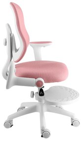 Detská rastúca stolička Neoseat MIKY — látka, ružová