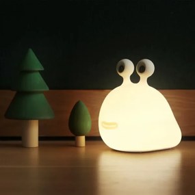 MegaLight - LED RGB Stmievateľná nabíjacia detská dotyková lampa MOMO MOON LED/5V