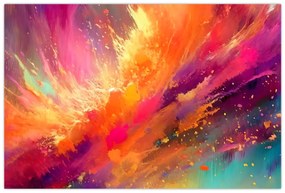Obraz - Dynamická abstrakcia (90x60 cm)