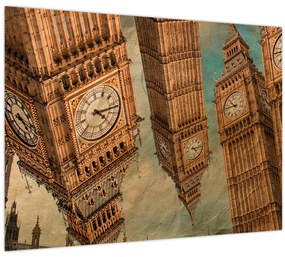 Sklenený obraz - Big Ben, Londýn (70x50 cm)