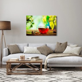 Obraz - Zátišie s čajom (90x60 cm)