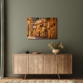 Sklenený obraz - Španielska ulica (70x50 cm)
