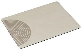 Béžová gumová odkvapkávacia podložka na riad 40x30 cm Dima – Wenko