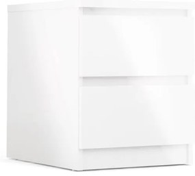 Biely nočný stolík Naia - Tvilum