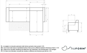 Sivá rozkladacia/s úložným priestorom rohová pohovka Classy Sophie – Miuform
