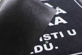 Mercury Flooring, Drahá a značková rohožka 40x60 cm – na von aj na doma, 40x60, čierna