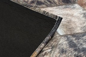 Koberec PATCHWORK 21715 hnedý - imitácia kože krava