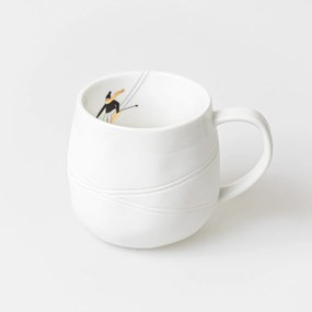 räder Porcelánový hrnček Ski