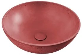 Umývadlo na dosku SAT Cemento 42x42 cm terakota bez prepadu CEM4242T, 1 ks