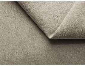 Béžová čalúnená dvojlôžková posteľ s úložným priestorom s roštom 160x200 cm Kiana – Makamii