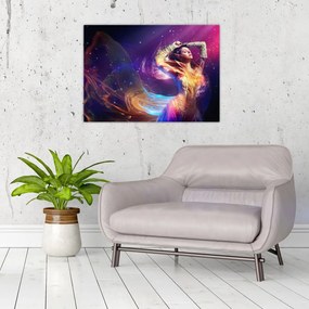 Sklenený obraz - mystické ženy (70x50 cm)
