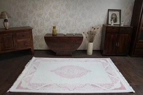 Kusový koberec AKRYLOVÝ MIRADA 5416 púdrový Fringe