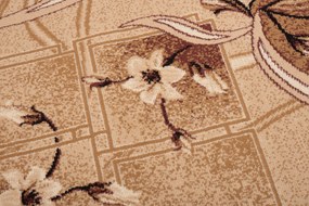 TA Koberec F743A TMAVOBÉŽOVÝ ATLAS PP Rozmer: 40x60 cm