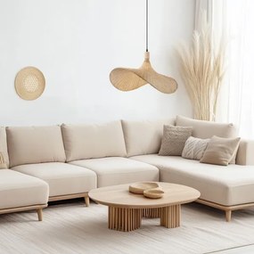 Immax 08289L - Luster na lanku SOMBRERO 1xE27/40W/230V pr. 70 cm ratan