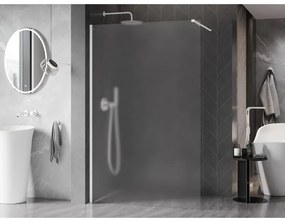 Mexen Kioto-X, sprchová zástena 120 x 200 cm, 10mm sklo námraza, biely profil, 800-120-101-20-30-X