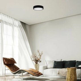 Rabalux 71246 stropné LED svietidlo Lauri, okrúhle, čierna