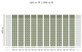 VLADILA  Green Tiles - tapeta