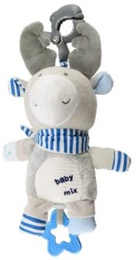 BABY MIX Detská plyšová hračka s hracím strojčekom a klipom Baby Mix Los