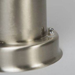 Vonkajšia lampa na stĺp oceľ 45 cm IP44 - Rox s uzemňovacím kolíkom a káblovou objímkou