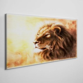 Obraz canvas Abstraktné zvieracie mačka leva