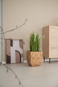 Kvetináč WILD, vodný hyacint, výška 40 cm, natur