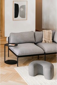 Sivý vlnený taburet Ü – noo.ma