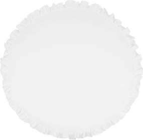 Detská podložka s volánom biela