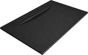 Mexen Egon, SMC obdĺžniková sprchová vanička 140 x 80 cm, čierna, 4R708014