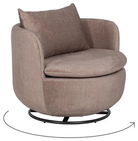 Svetlohnedé kreslo – Ixia