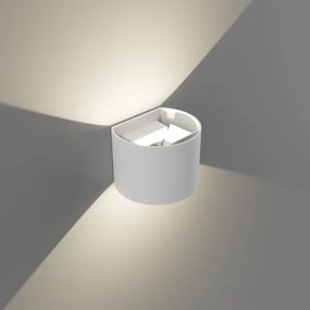 APLED - LED Vonkajšie nástenné svietidlo OVAL 2xLED/3W/230V IP65