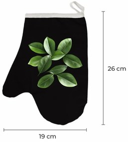 Kuchynská rukavica Greensy EMI, čierna