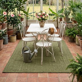 Hanse Home, Kusový koberec Bouclé Jute 105977 Jungle Green, 60x90, zelená, chodba / predsieň