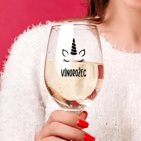Číry pohár na víno 450ml - Vínorožec
