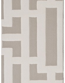 Sivo-krémový behúň 80x240 cm Perles Onyx – Elle Decoration