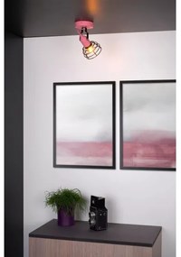 Lucide 08927/01/66 - Bodové svietidlo POLA 1xE27/60W/230V ružová