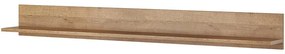 Závesná polička Larona 02 185 cm dub riviera svetlé