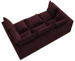 Vínovočervená pohovka 255 cm Manao – Makamii