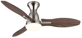 Globo 03671N - LED Stm. stropný ventilátor GALE LED/22W/230V 3000/4500/6000K +DO
