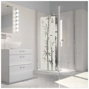 Vodoodolná samolepka do sprchy Ambiance Bamboo
