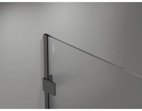 Mexen Lunar sprchová stena ľavá 140 x 200 cm, 8mm číre sklo, grafitová, 830-140-000-95-00-L