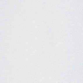 Biela záclona na páske ESEL vyrobená z hladkej lesklej látky 135x270 cm