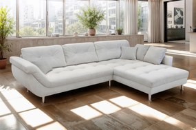 XXXLutz ROHOVÁ SEDAČKA, plast, textil, kompozitné drevo, krémová MID.YOU - Sedačky - 000694009701